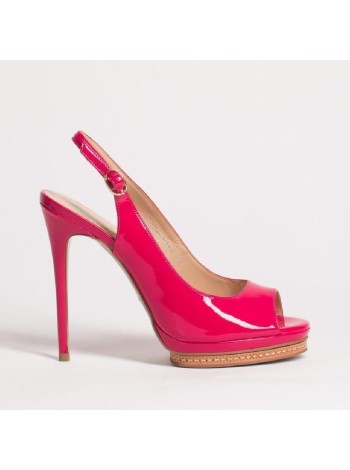 Розовые лаковые туфли Calipso A-1-9266