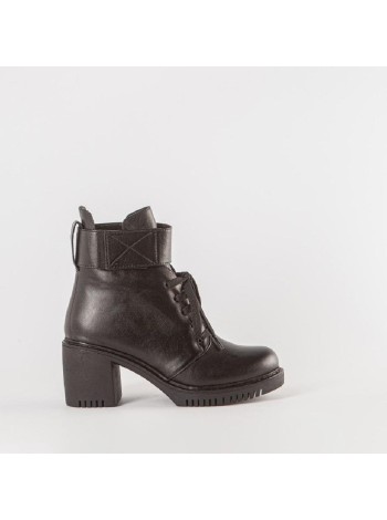 Черные кожаные ботинки Calipso A-1-9060