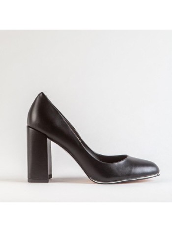Черные туфли из эко-кожи Calipso A-1-9242