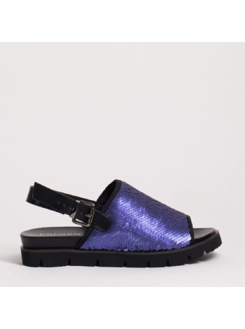 Синие сандалии из эко-кожи Calipso A-1-9303