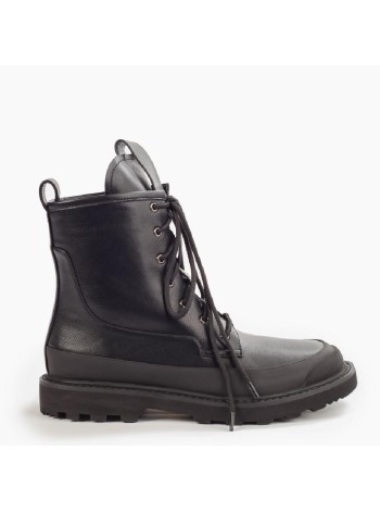 Черные кожаные ботинки Calipso A-1-9164