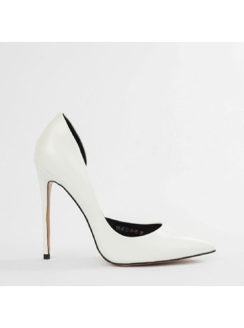 Белые туфли из эко-кожи Calipso A-1-8760