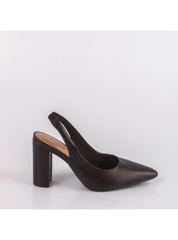 Черные туфли из эко-кожи Beira rio A-1-8927