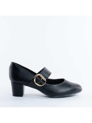 Черные туфли из эко-кожи Beira rio A-1-9779