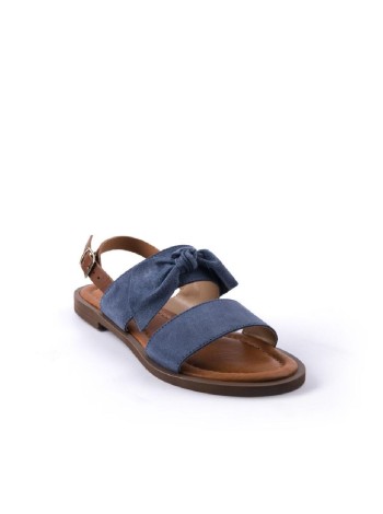 Синие кожаные сандалии Calipso A-1-9518