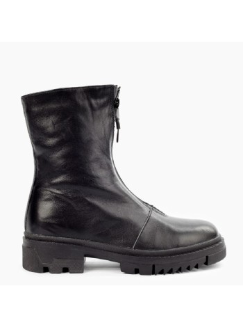 Черные кожаные ботинки Calipso A-1-8877