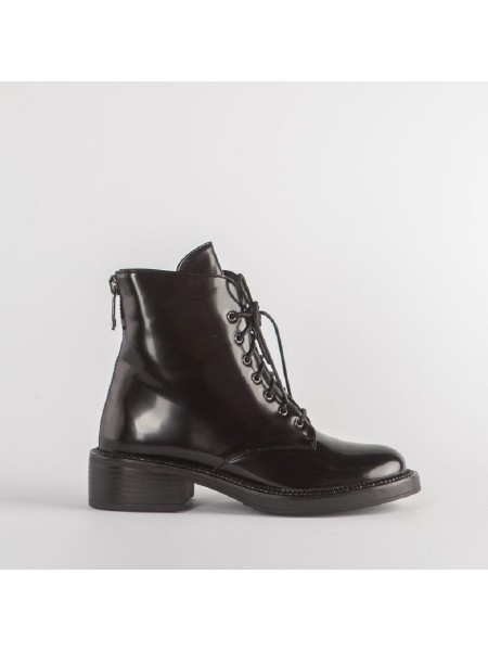 Черные ботинки из эко-кожи Calipso