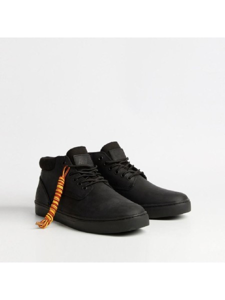 Черные кожаные ботинки Affex