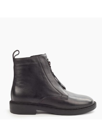 Черные кожаные ботинки Calipso A-1-9157