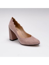 Розовые туфли из искусственного велюра Calipso