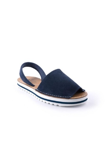 Синие кожаные сандалии Calipso A-1-9522