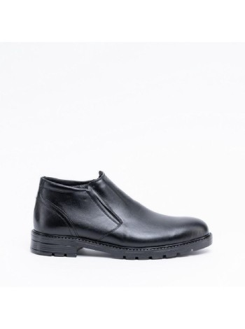 Черные кожаные ботинки Calipso A-1-8749