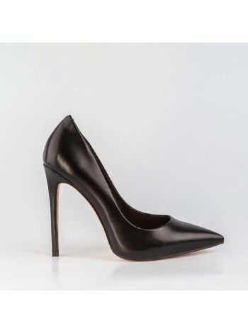 Черные туфли из эко-кожи Calipso A-1-9564