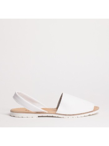 Белые кожаные сандалии Calipso A-1-9431