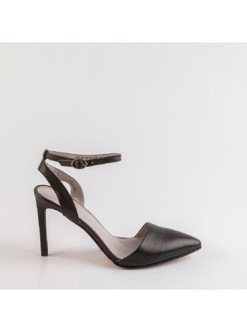 Черные кожаные туфли Calipso A-1-8704